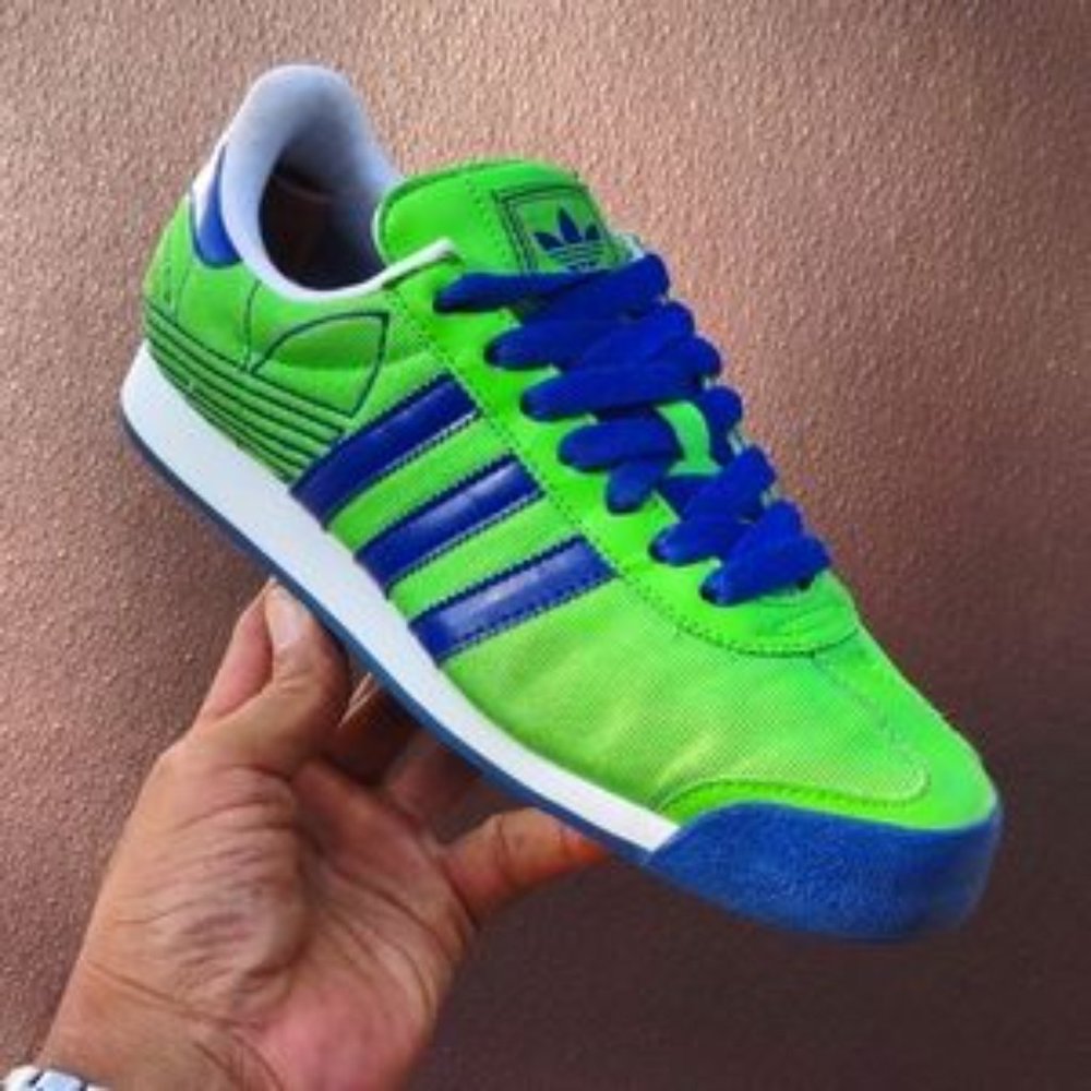Adidas Men's Samoa Green Athletic Shoes/Sneakers - Picture 7 of 16